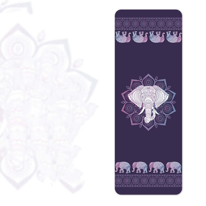 View details for Foldable suede natural rubber yoga mat Foldable suede natural rubber yoga mat