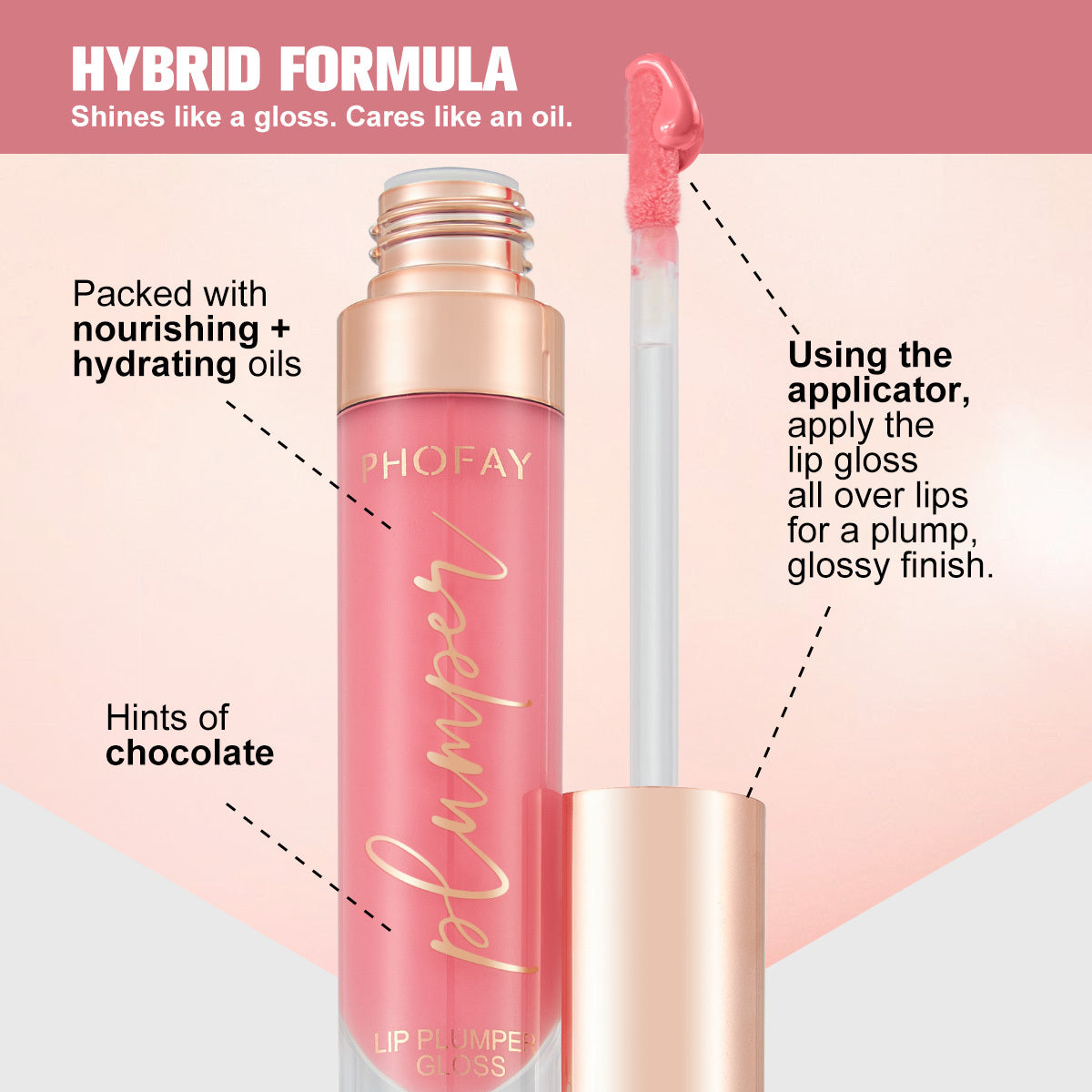 View details for PHOFAY Shiny Lip Plumper Gloss PHOFAY Shiny Lip Plumper Gloss