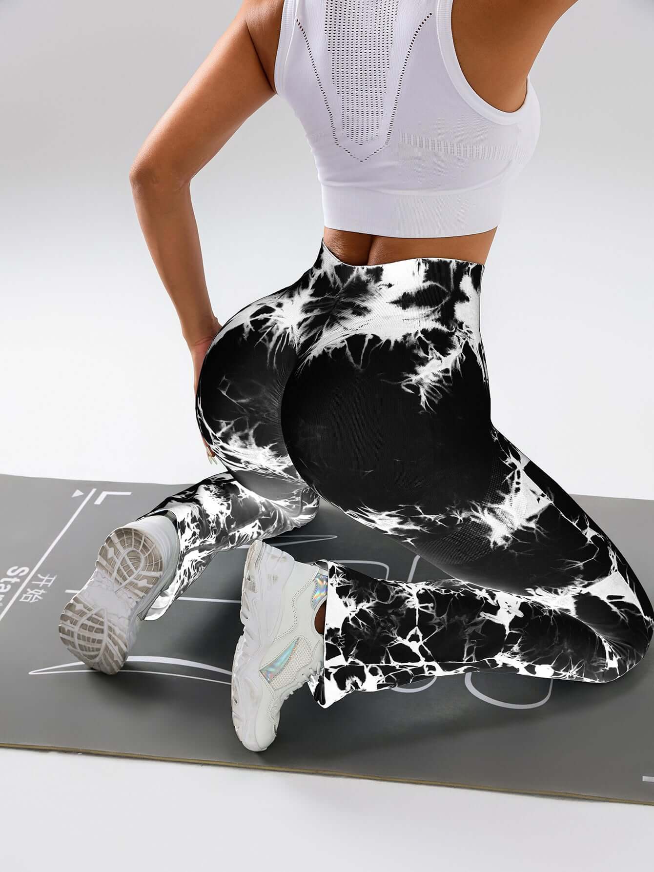 View details for 3 Pack Tie Dye Seamless High Waisted Workout Leggings For Women Scrunch Butt Lifting Yoga Gym Athletic Pants,, Leggings For Women Scrunch Butt Lifting Yoga Gym Athletic Pants 3 Pack Tie Dye Seamless High Waisted Workout Leggings For Women