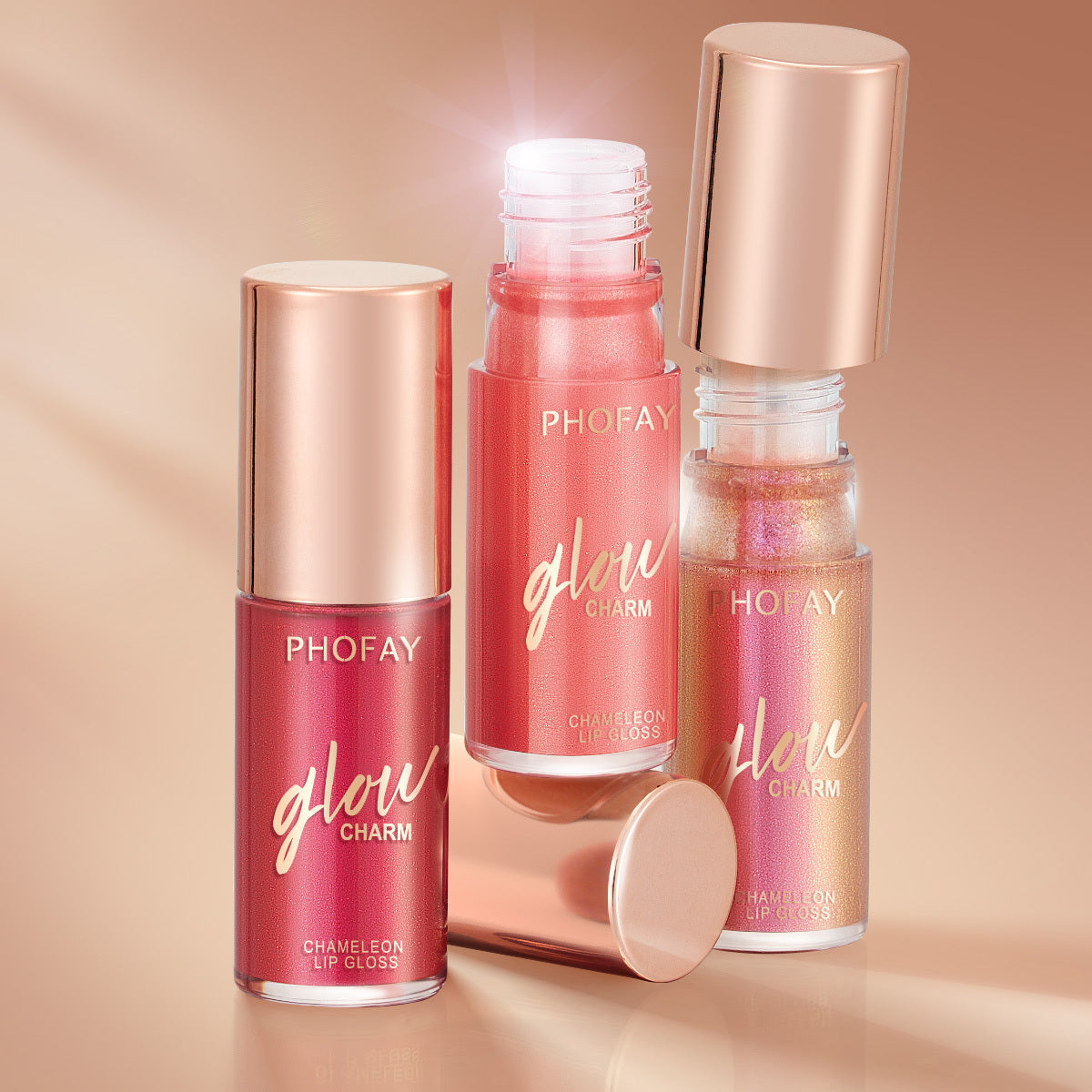 View details for PHOFAY Moisturizing Shimmer Lip Gloss PHOFAY Moisturizing Shimmer Lip Gloss