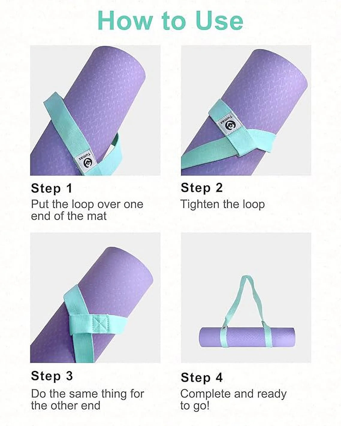 View details for Yoga Mat Holder (Mat Not Incl.), Adjustable Yoga Mat Carrier, Turquoise Yoga Mat Holder (Mat Not Incl.), Adjustable Yoga Mat Carrier, Turquoise