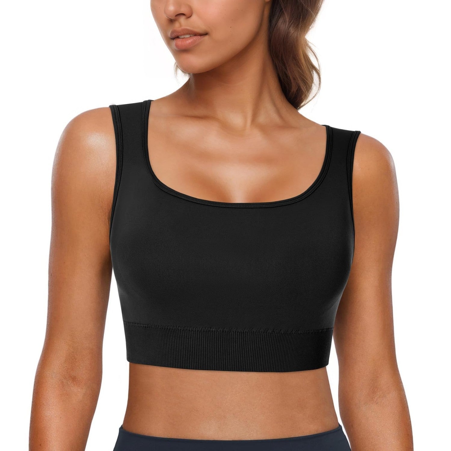 View details for Womens Sport Bras Removable Padded Workout Yoga Gym Running Crop Tank Top Womens Sport Bras Removable Padded Workout Yoga Gym Running Crop Tank Top