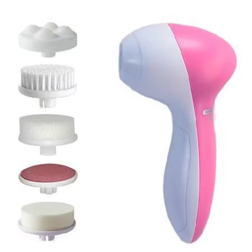 View details for Electric 5 in 1 Electric Facial Cleaner Brush Wash Machine Spa Skin Care Massage Blackhead Cleaning Facial Cleanser Tools Electric 5 in 1 Electric Facial Cleaner Brush Wash Machine Spa Skin Care Massage Blackhead Cleaning Facial Cleanser