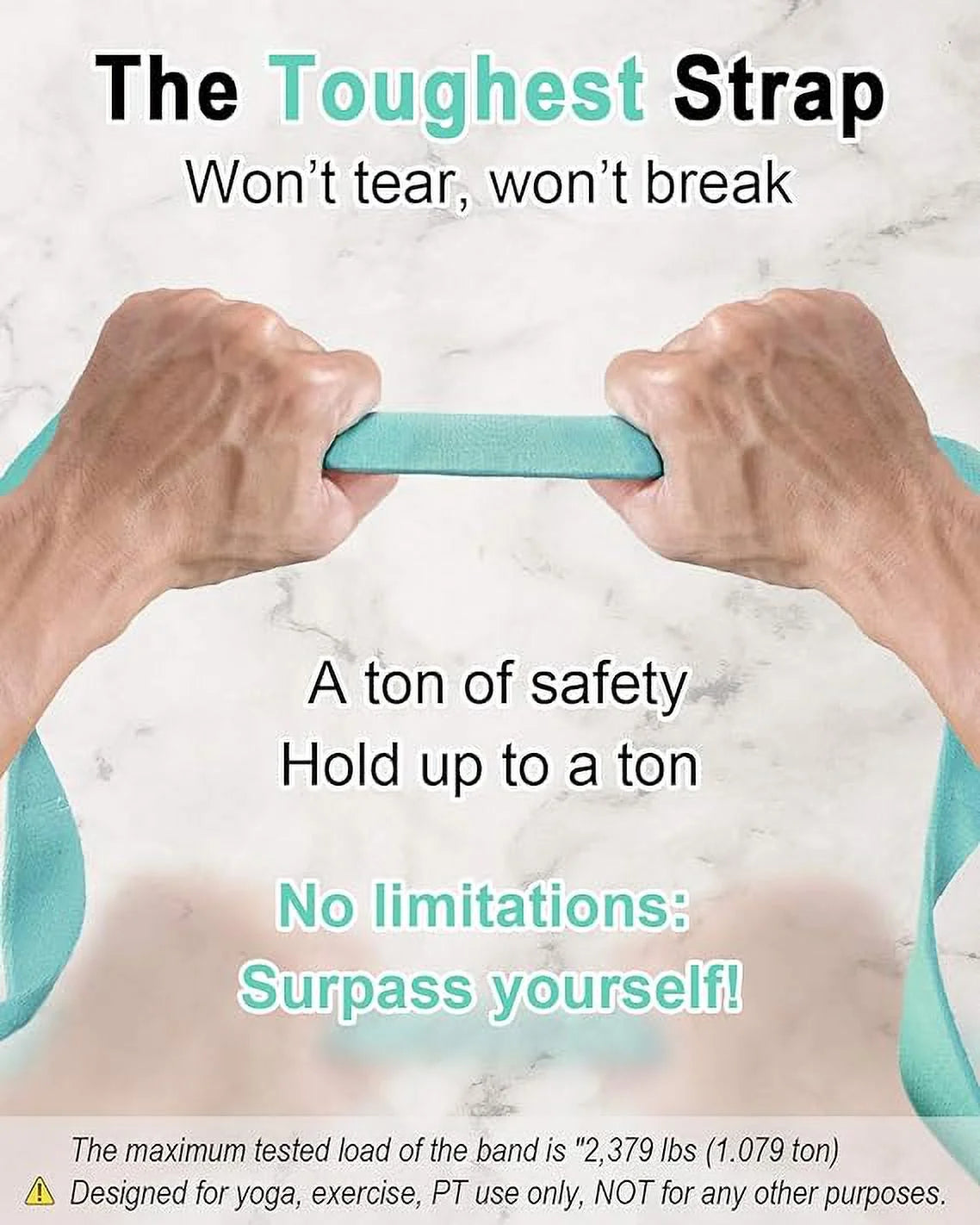 View details for Yoga Mat Holder (Mat Not Incl.), Adjustable Yoga Mat Carrier, Turquoise Yoga Mat Holder (Mat Not Incl.), Adjustable Yoga Mat Carrier, Turquoise