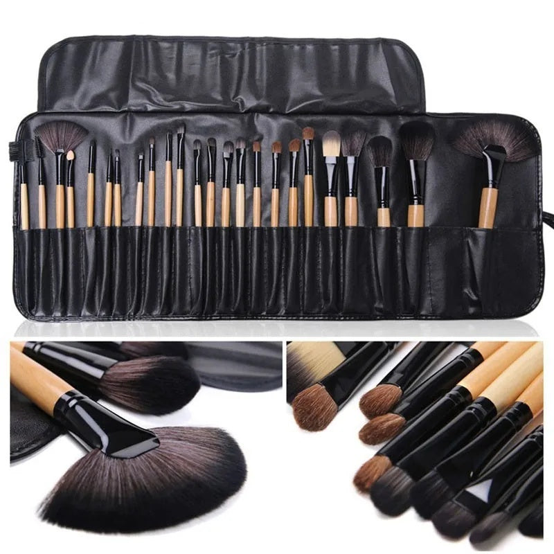 View details for Gift Bag Of 24 Pcs Makeup Brush Sets Professional Cosmetics Brushes Eyebrow Powder Foundation Shadows Pinceaux Make Up Tools Gift Bag Of 24 Pcs Makeup Brush Sets Professional Cosmetics Brushes Eyebrow Powder Foundation Shadows Pinceaux Ma